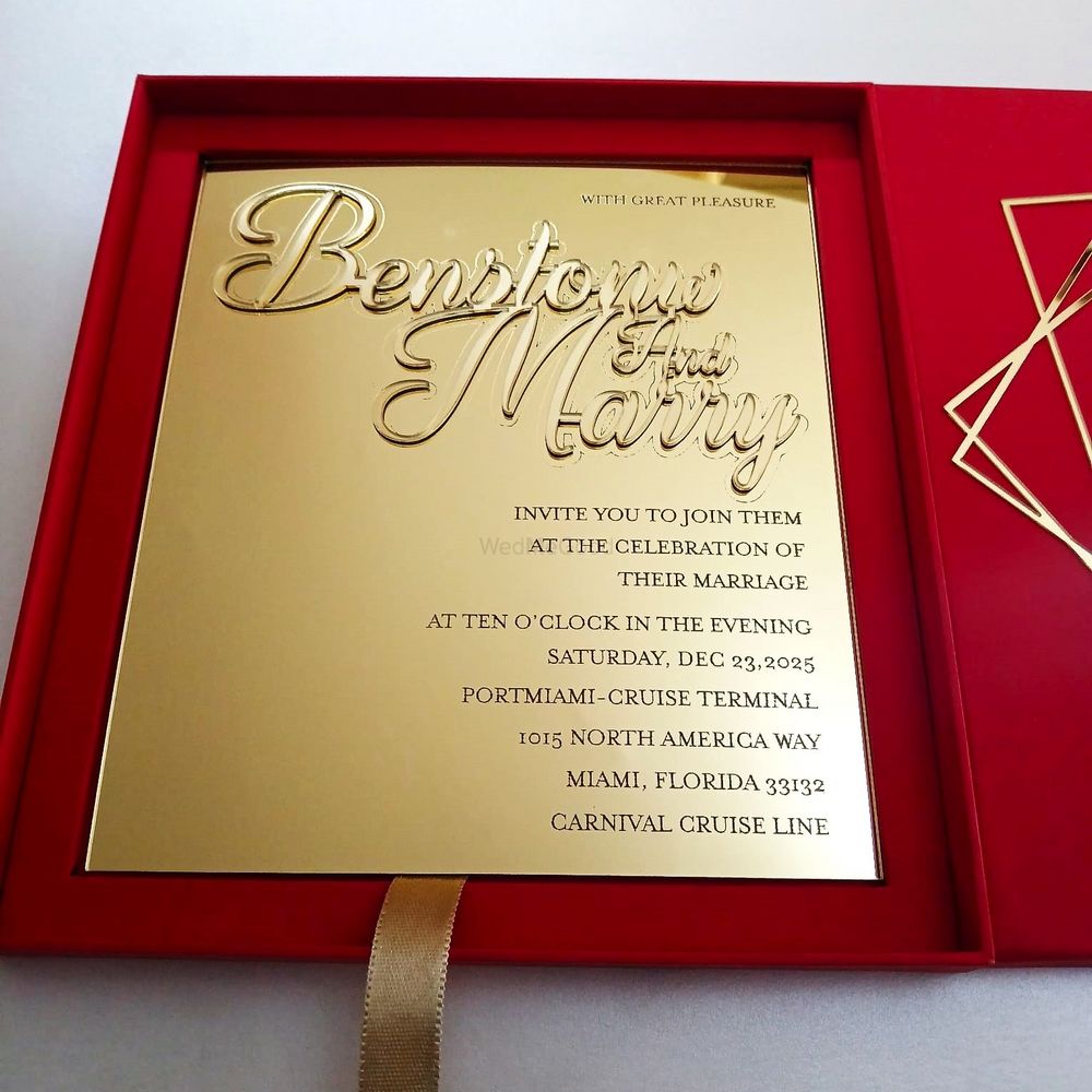 Photo From Acrylic Invitation box - By Luxury Wedding Invite & Packaging