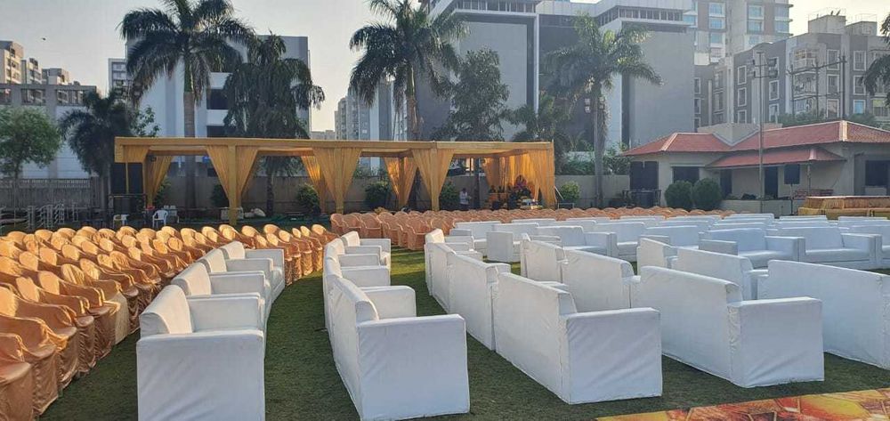 Photo From GOLDEN- SILVER WEDDING LAWN - By Saptapadi Events