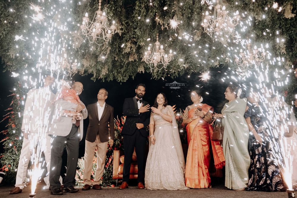 Photo From Prerna & Pragadish | Wedding Reception Photography - By Destiny Tales