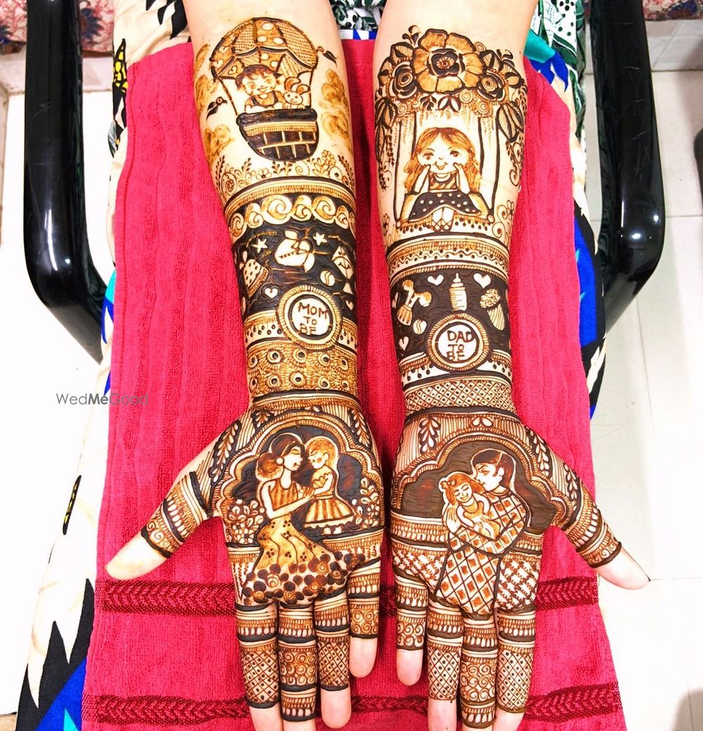 Photo From Baby shower mehendi - By Kinny Mehendi Artist