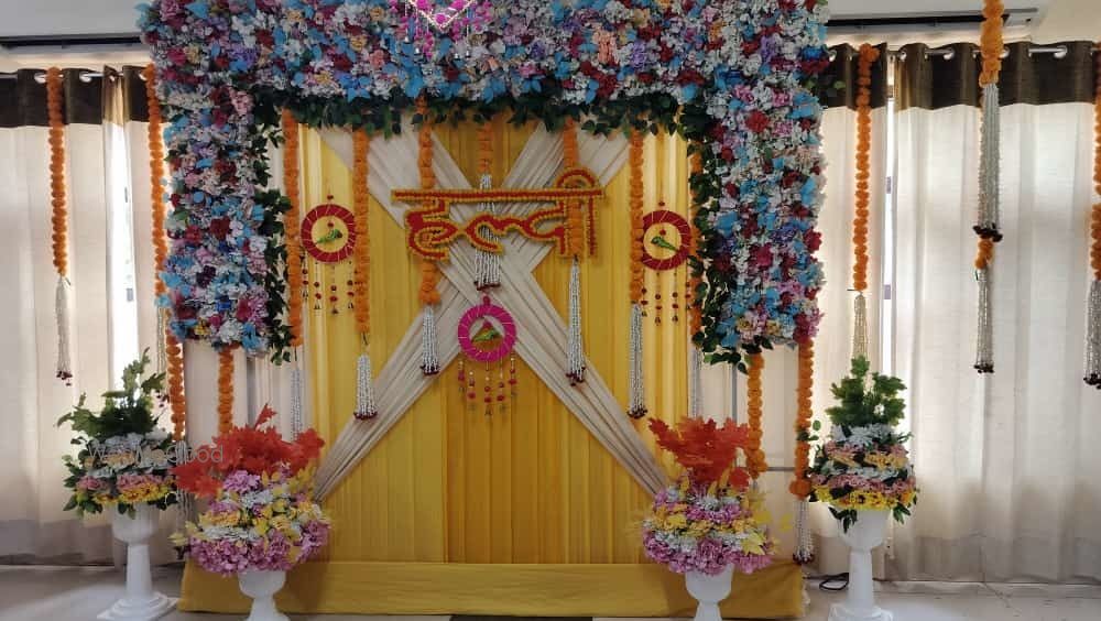 Photo From Haldi Background - By Brothers Lights & Decoration