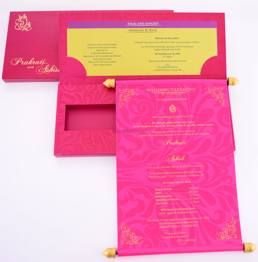 Photo From Boxed Scroll Cards - By Madhurash Cards