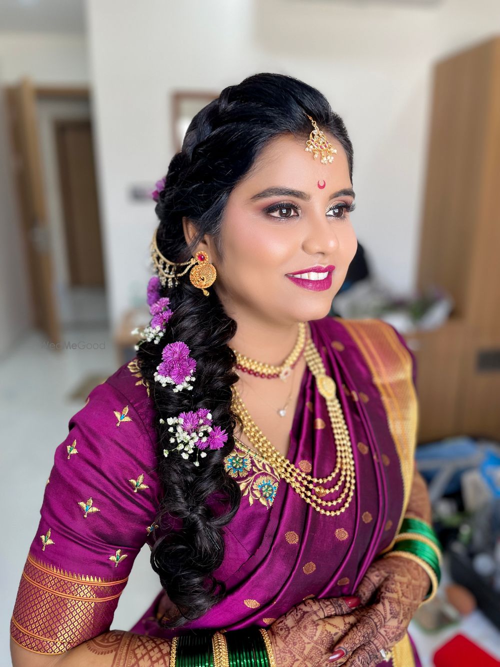 Photo From Maharashtrian bride  - By Charu Makeup Artistt