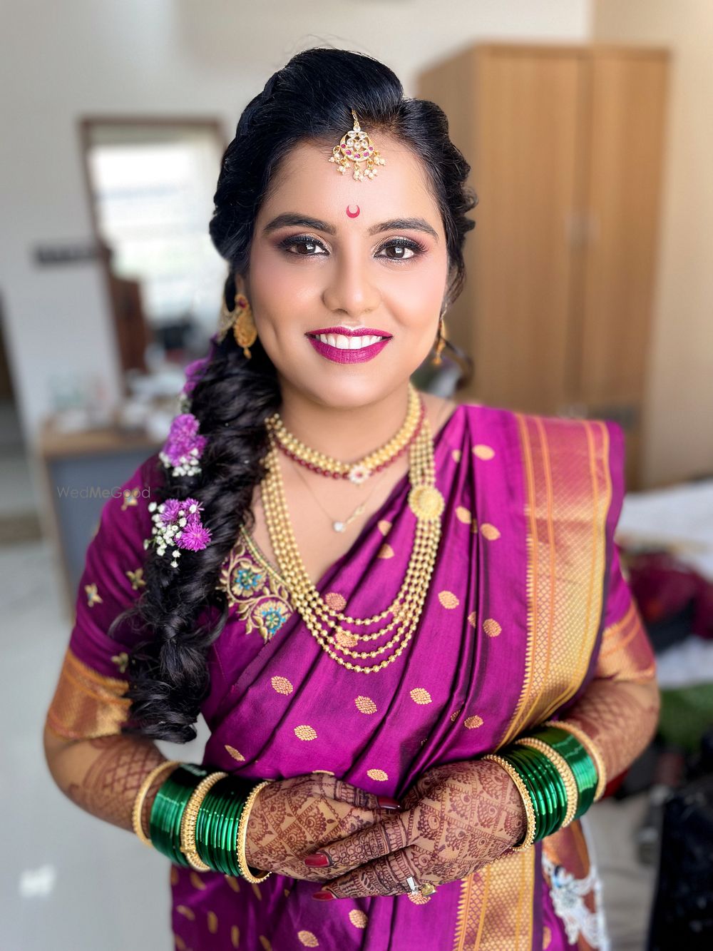 Photo From Maharashtrian bride  - By Charu Makeup Artistt