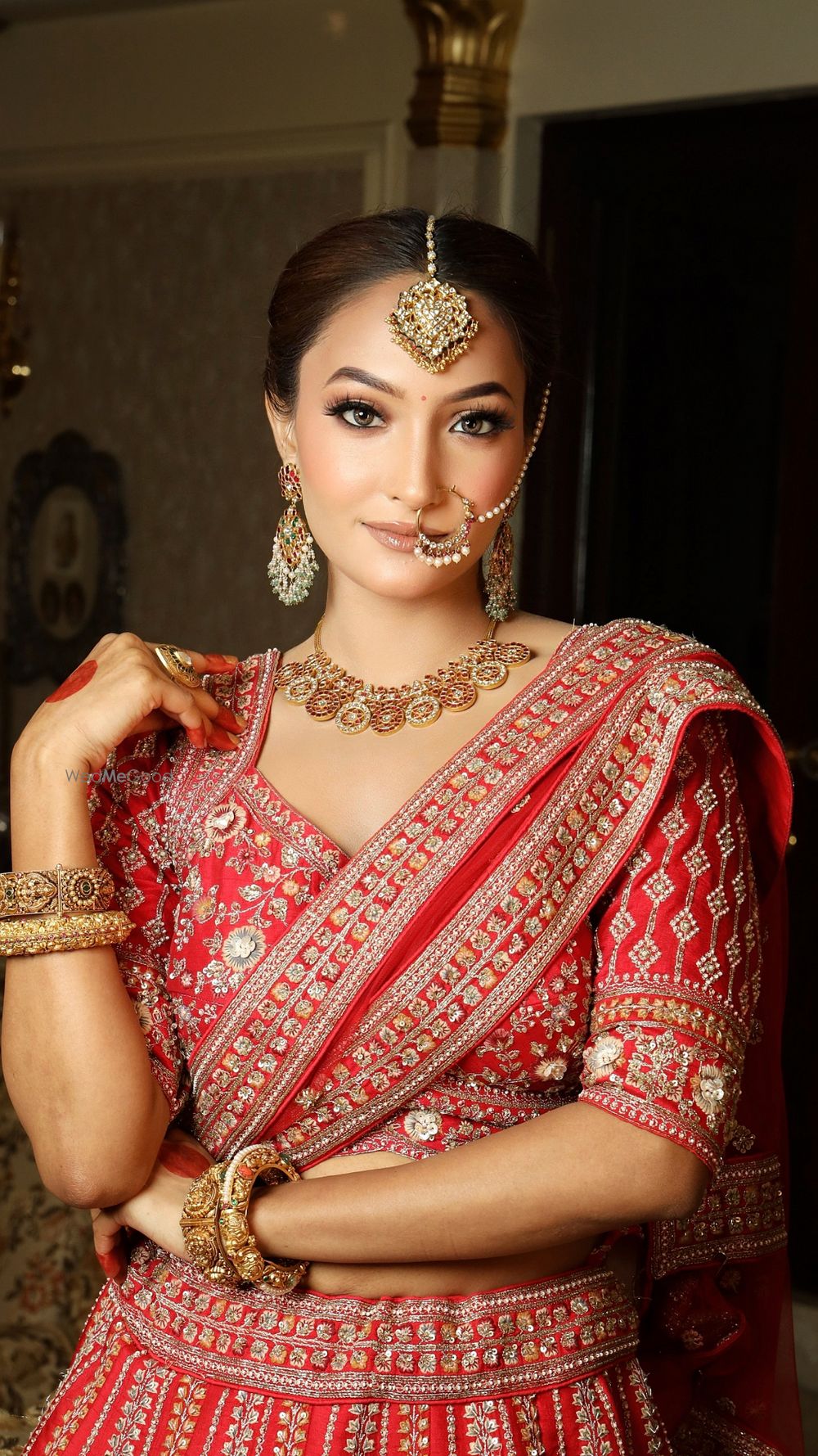 Photo From Bridal look for Pragya  - By The Top Knot Salon