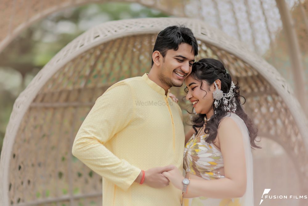 Photo From ARUJ & DIKSHA (HALDI CELEBRATION) - By Wedding By Fusion Films