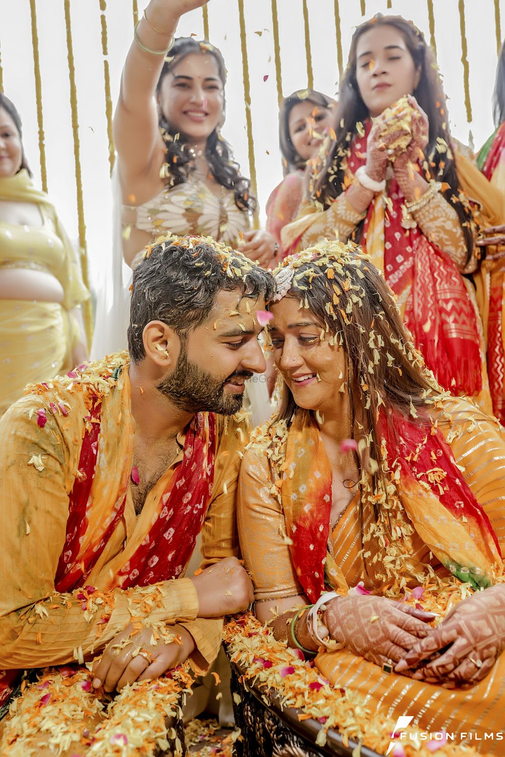 Photo From ARUJ & DIKSHA (HALDI CELEBRATION) - By Wedding By Fusion Films