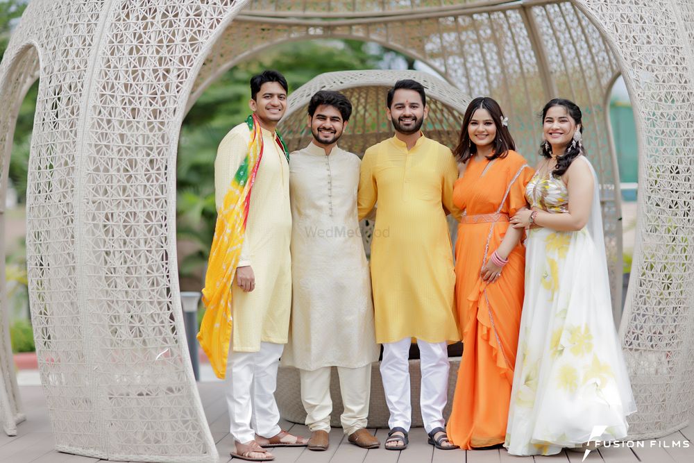 Photo From ARUJ & DIKSHA (HALDI CELEBRATION) - By Wedding By Fusion Films