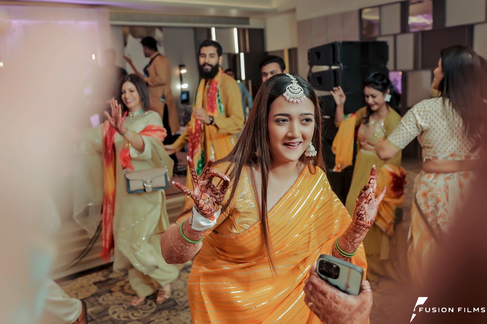 Photo From ARUJ & DIKSHA (HALDI CELEBRATION) - By Wedding By Fusion Films