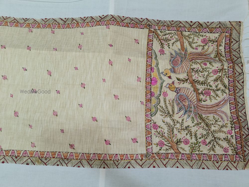 Photo From Hand painted madhubani dupatta - By Shree Designs