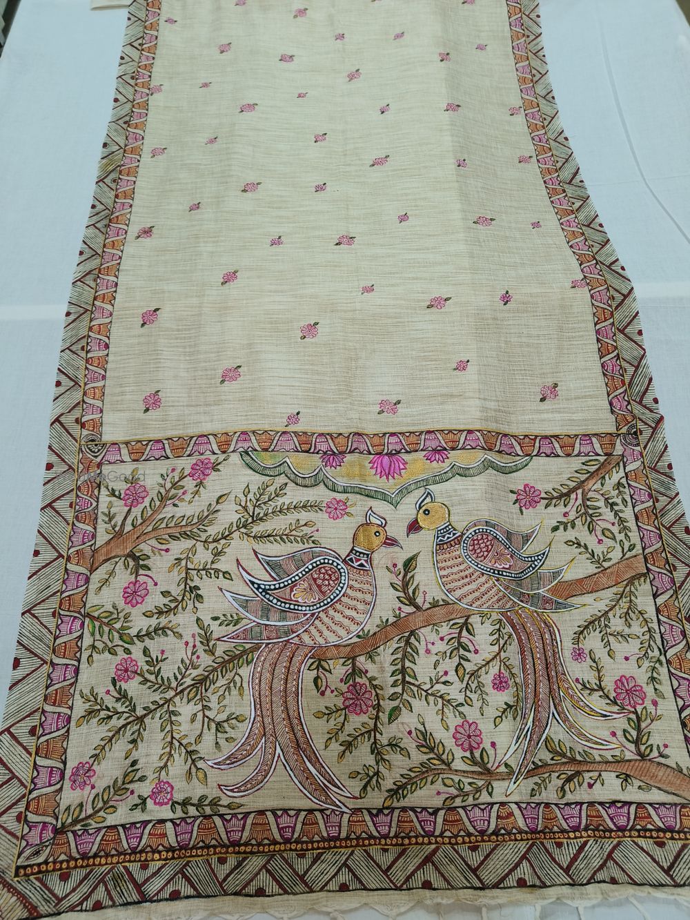 Photo From Hand painted madhubani dupatta - By Shree Designs