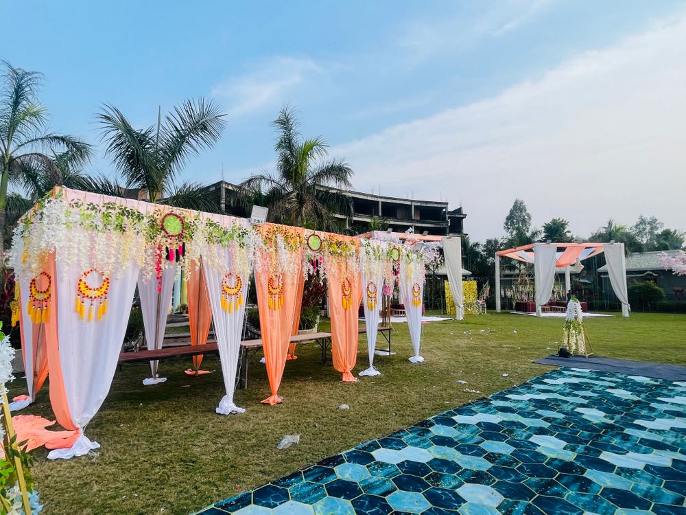 Photo From LAWN SETUP IN BEAUTIFUL PINK COLOUR - By MJ Funcity Waterpark and Resort