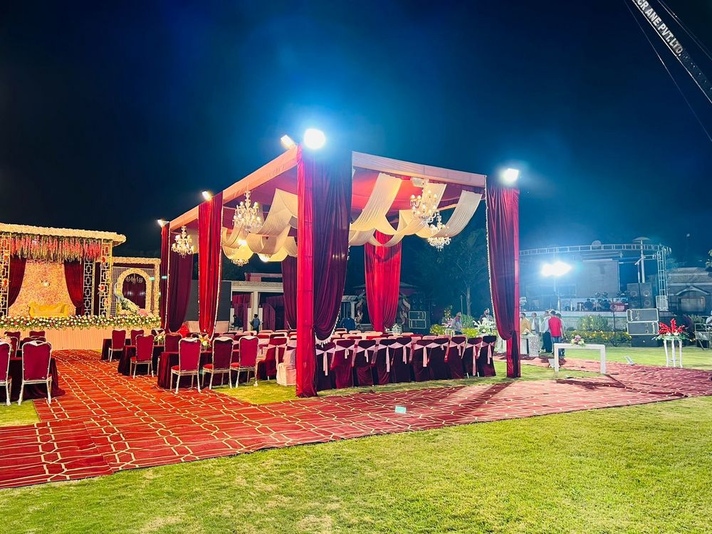 Photo From LAWN SETUP WITH RED COLOUR - By MJ Funcity Waterpark and Resort