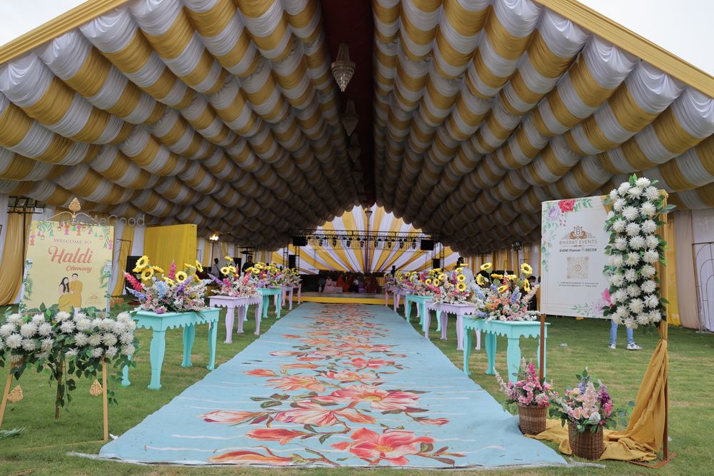 Photo From Haldi decoration - By Bharat Events