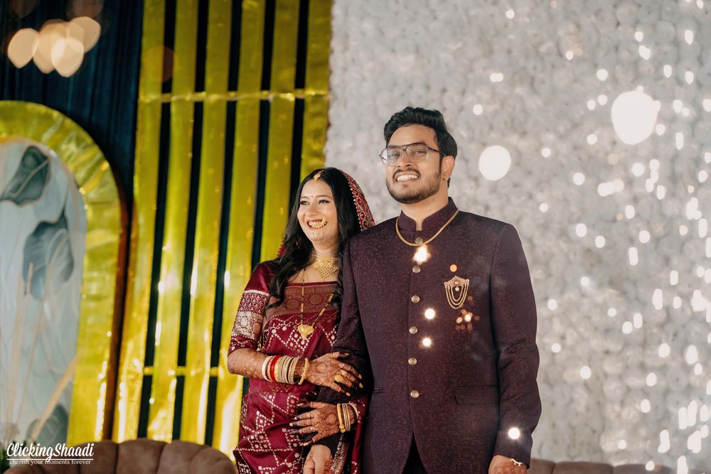 Photo From Reception Leena x Jagdish - By Clicking Shaadi