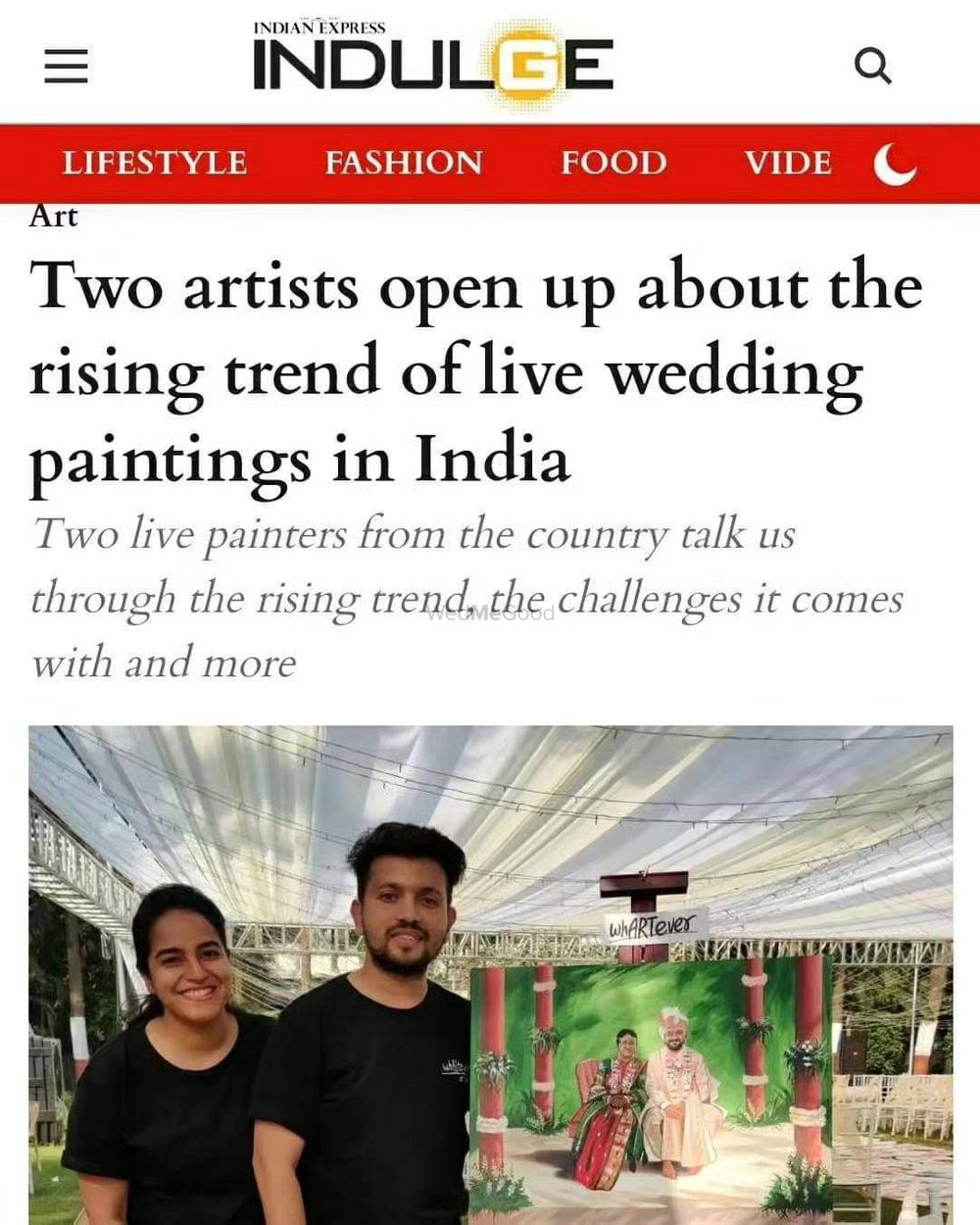 Photo From Features - By Live Wedding Painting by whARTever