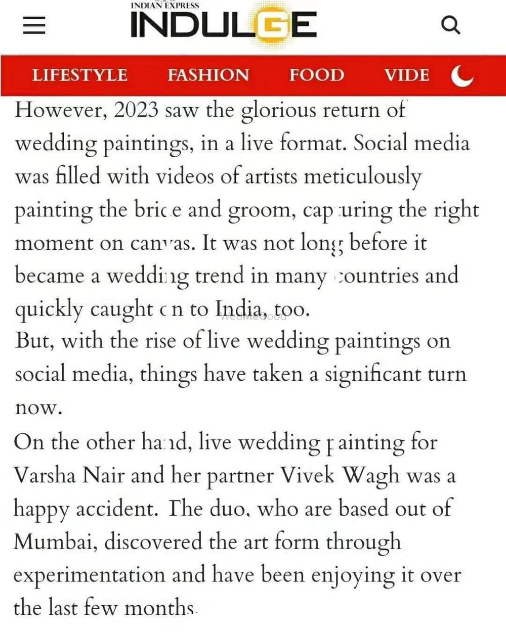 Photo From Features - By Live Wedding Painting by whARTever