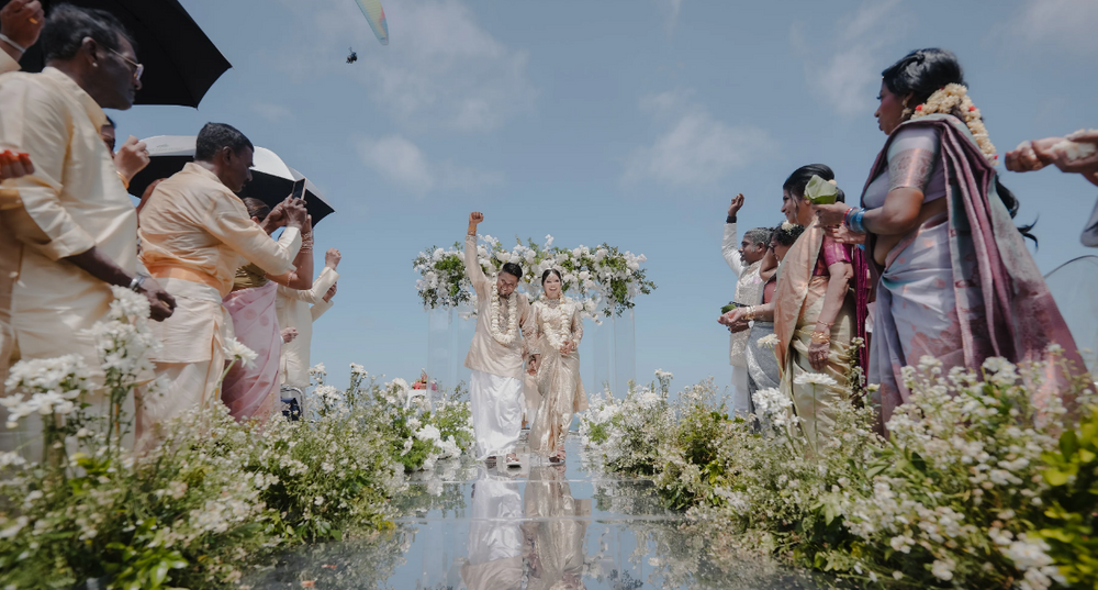 Photo From White wedding in South Indian Style - By Once Upon A Time