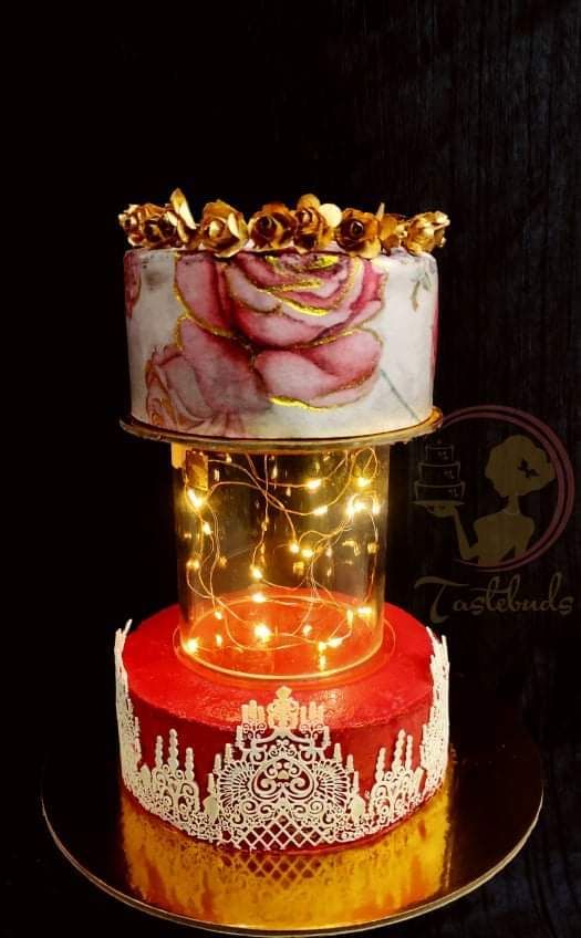 Photo From Wedding Engagement Anniversary Cakes - By The Tastebuds