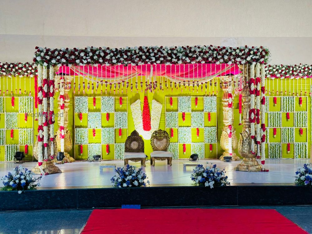 Photo From Elegant floral mandapam - By Auspicious Flower Decor and Events