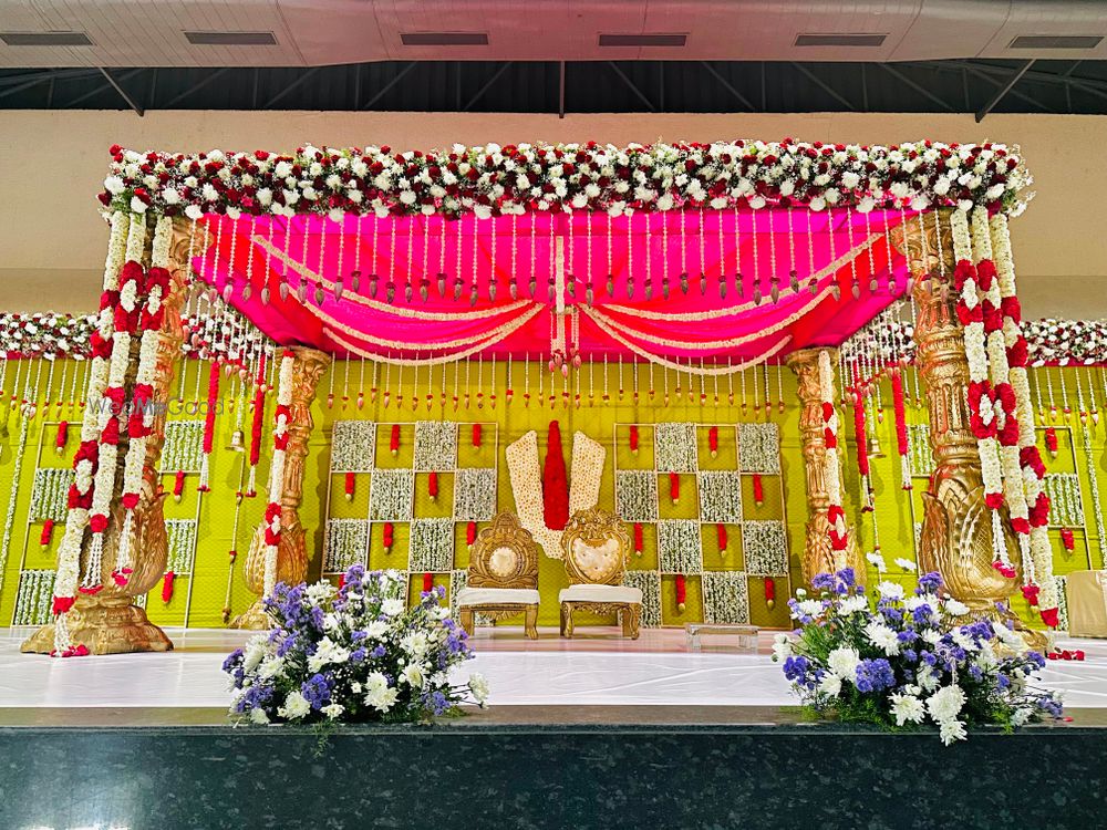 Photo From Elegant floral mandapam - By Auspicious Flower Decor and Events