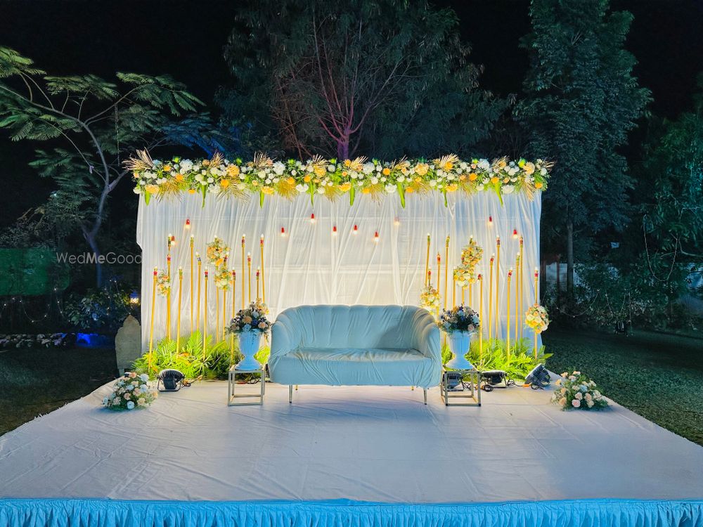 Photo From Moinabad farmhouse ( mandap , reception ,haldi) - By Auspicious Flower Decor and Events