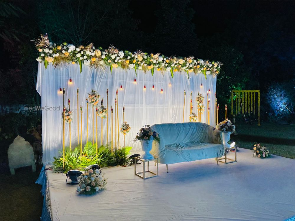 Photo From Moinabad farmhouse ( mandap , reception ,haldi) - By Auspicious Flower Decor and Events