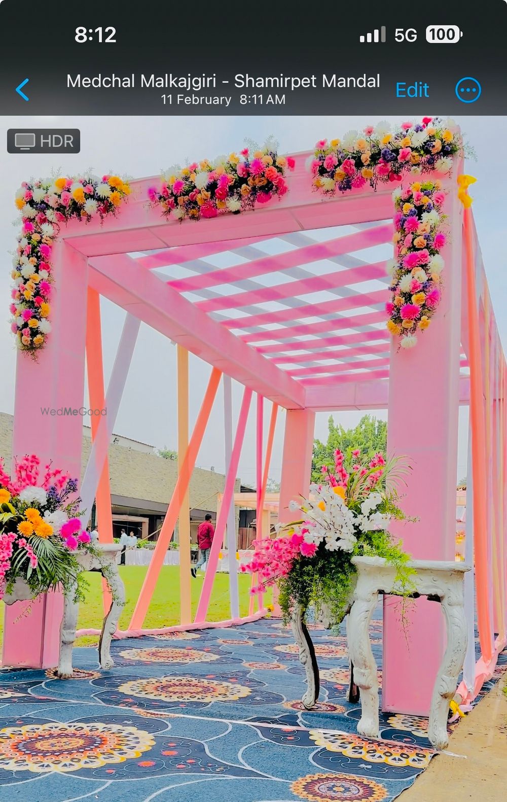 Photo From Engagement Decor with cloth drapping outdoor - By Auspicious Flower Decor and Events