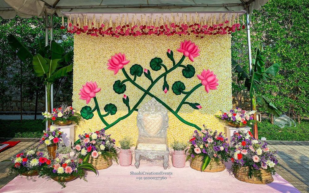 Photo From Pellikuturu & Pellikoduku Backdrop - By Auspicious Flower Decor and Events