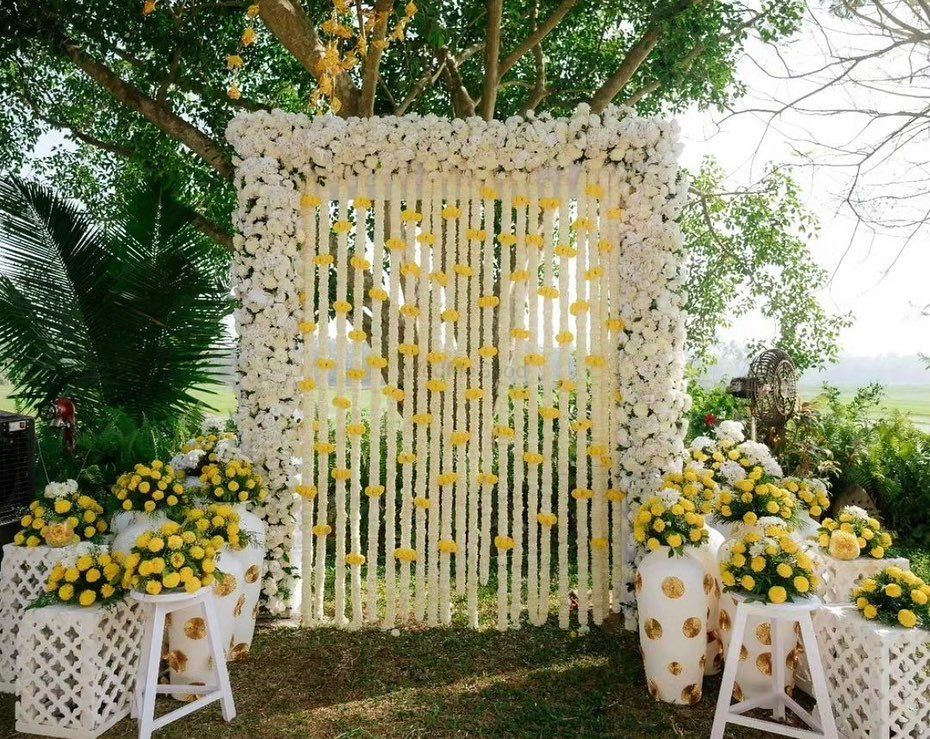 Photo From Pellikuturu & Pellikoduku Backdrop - By Auspicious Flower Decor and Events