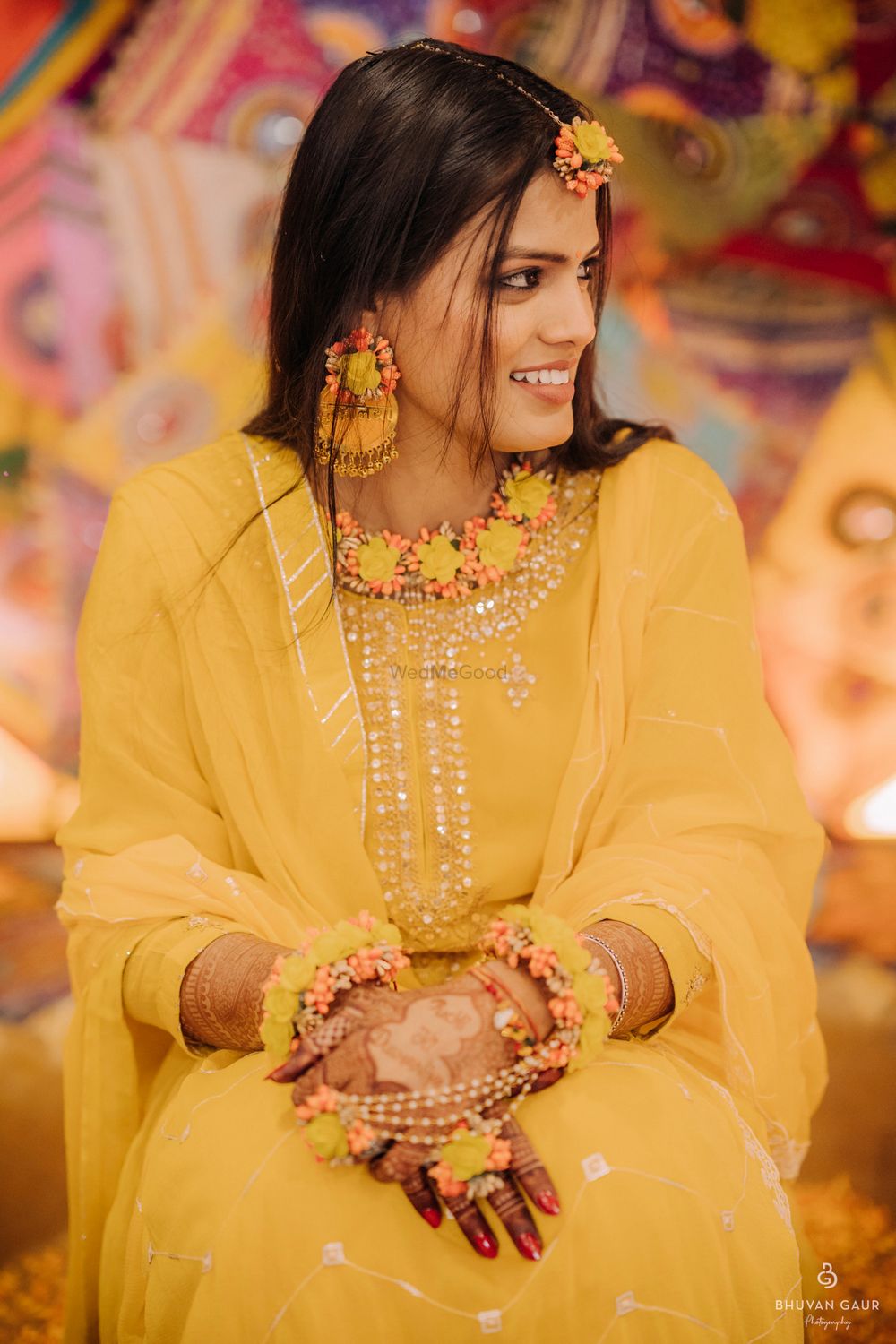 Photo From Haldi mehndi bride - By Neha Walia Artistry