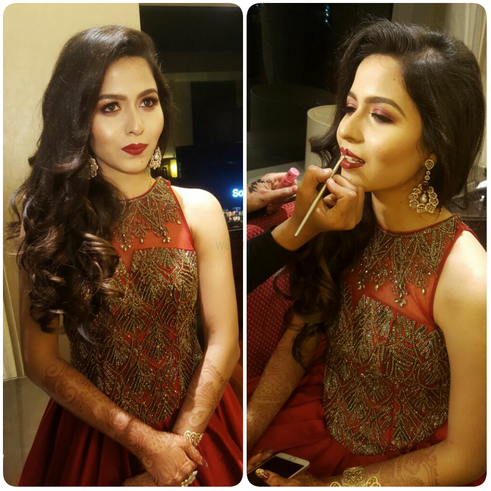 Photo From Engagmnt /Sangeet/Reception looks - By The Elegant Makeup Studio