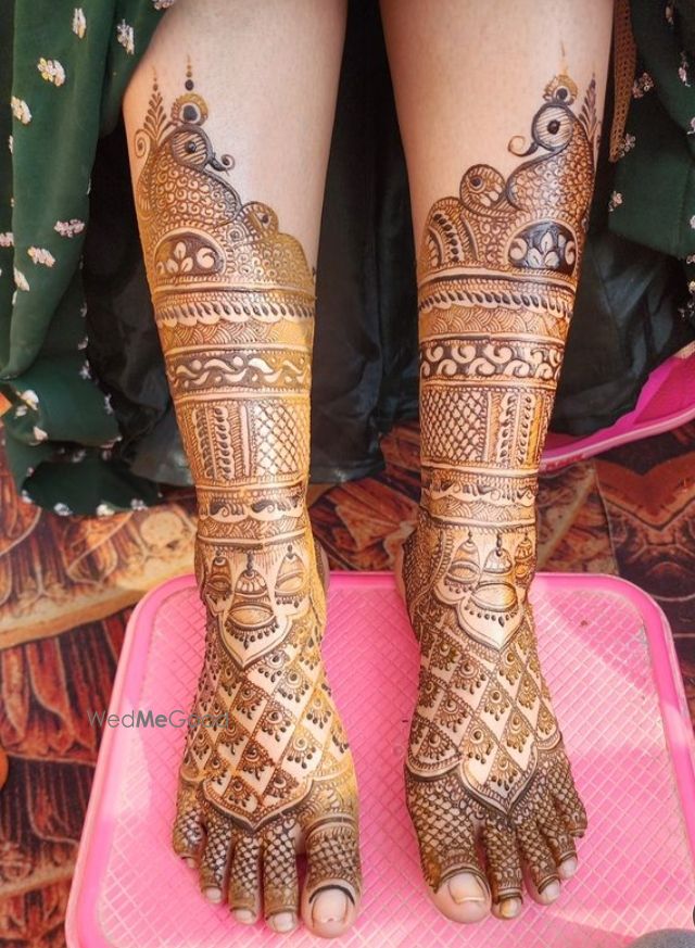 Photo From leg bridal mehndi designs - By Govind Mehandi Artist Bangalore