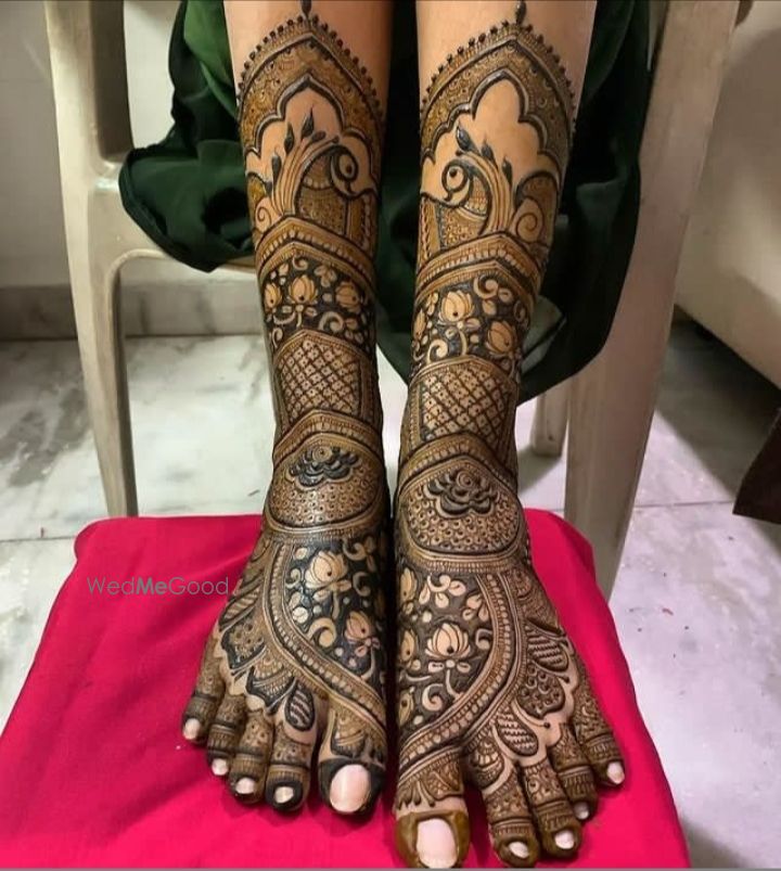 Photo From leg bridal mehndi designs - By Govind Mehandi Artist Bangalore