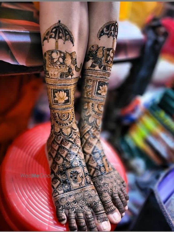 Photo From leg bridal mehndi designs - By Govind Mehandi Artist Bangalore