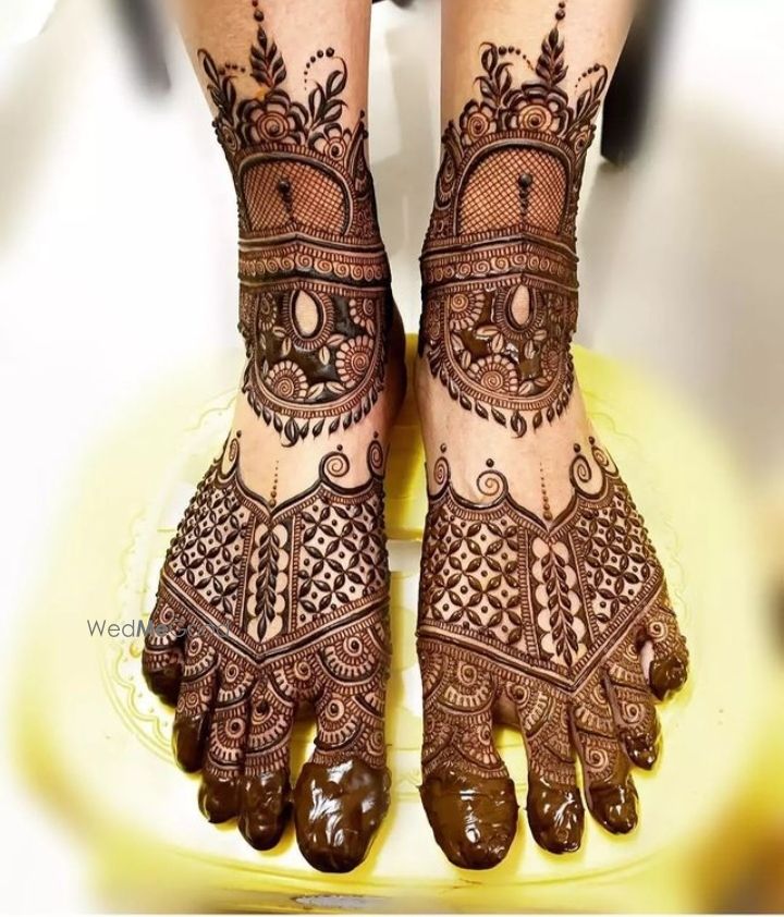 Photo From leg bridal mehndi designs - By Govind Mehandi Artist Bangalore