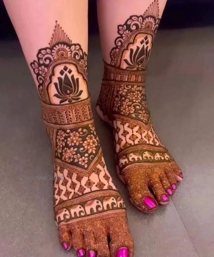 Photo From leg bridal mehndi designs - By Govind Mehandi Artist Bangalore