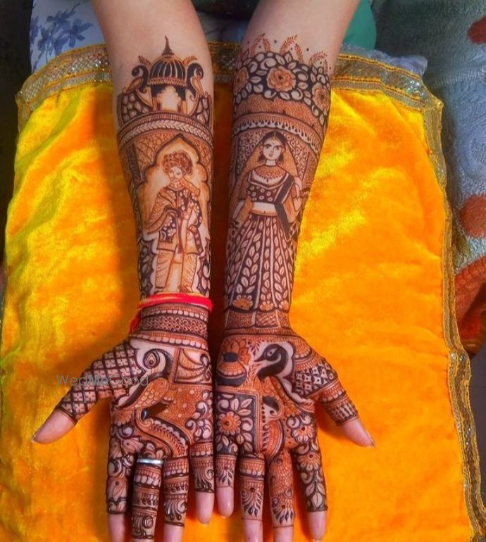 Photo From bridal mehndi designs - By Govind Mehandi Artist Bangalore