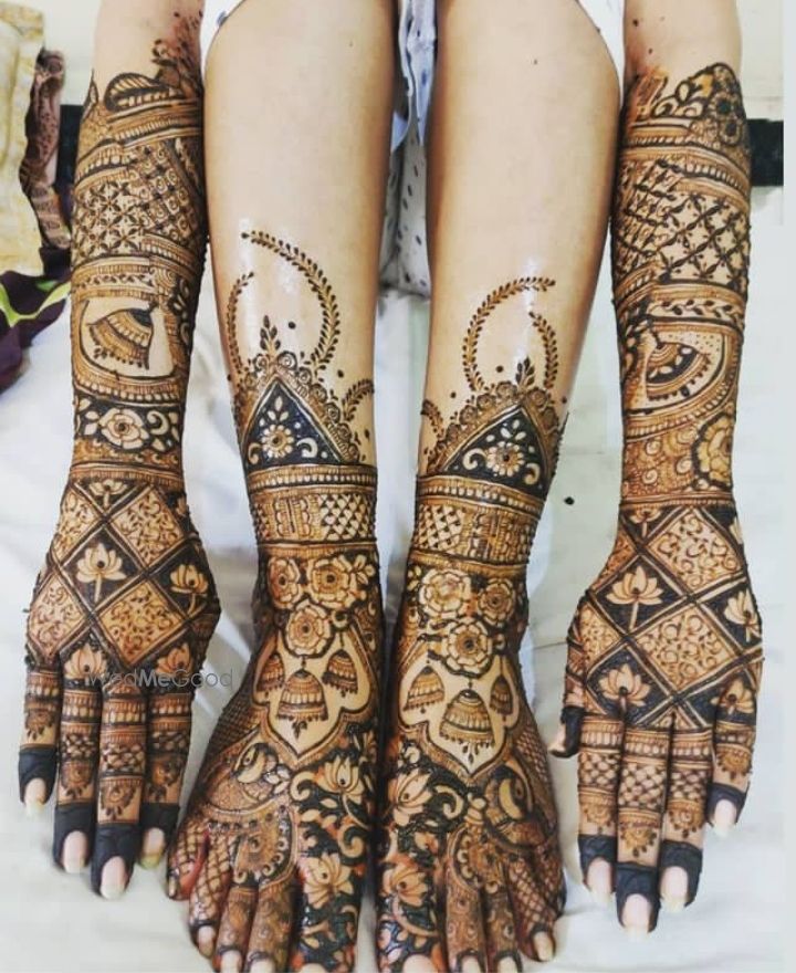 Photo From bridal back hand mehndi design - By Govind Mehandi Artist Bangalore