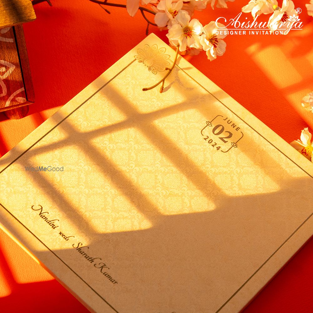 Photo From Elegant Vibrant Red - By Aishwarya Designer Invitation