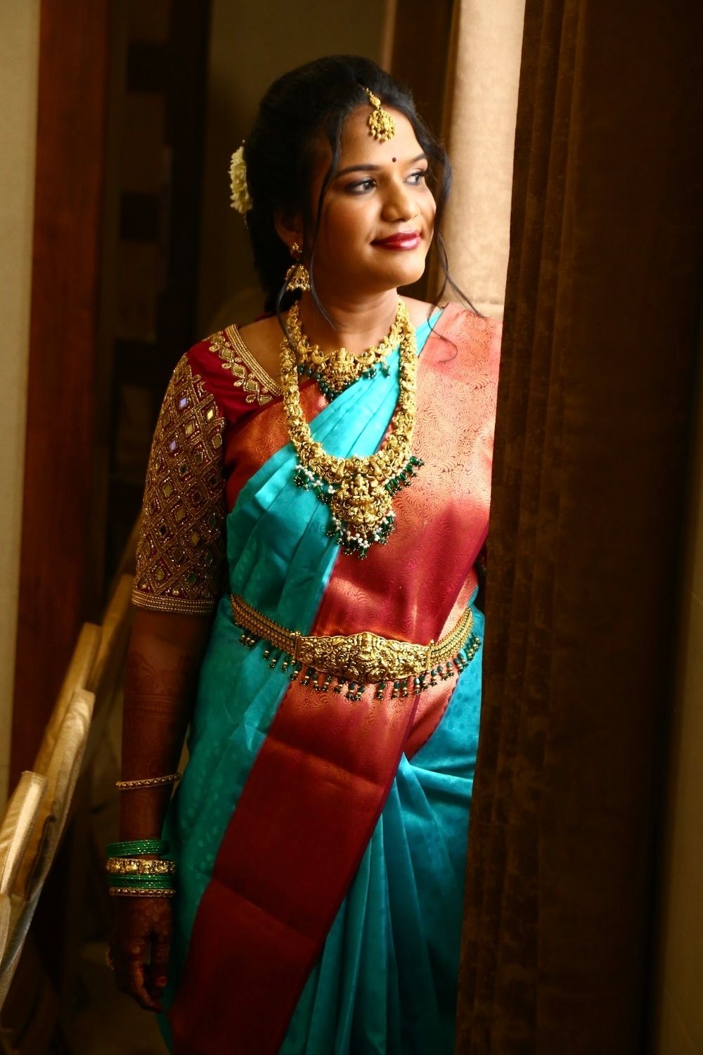 Photo From Mahalakshmi’s Engagement  - By Bridal Makeup by Sharmilaa