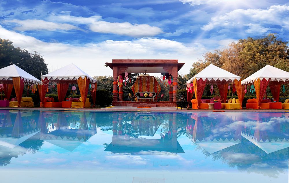 Photo From Poolside Area & Decor - By Umaid Palace -  A Lakeside Heritage Palace Resort