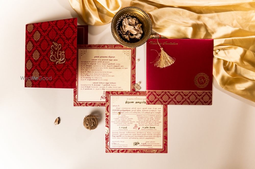 Photo From Royal Maroon - By Aishwarya Designer Invitation