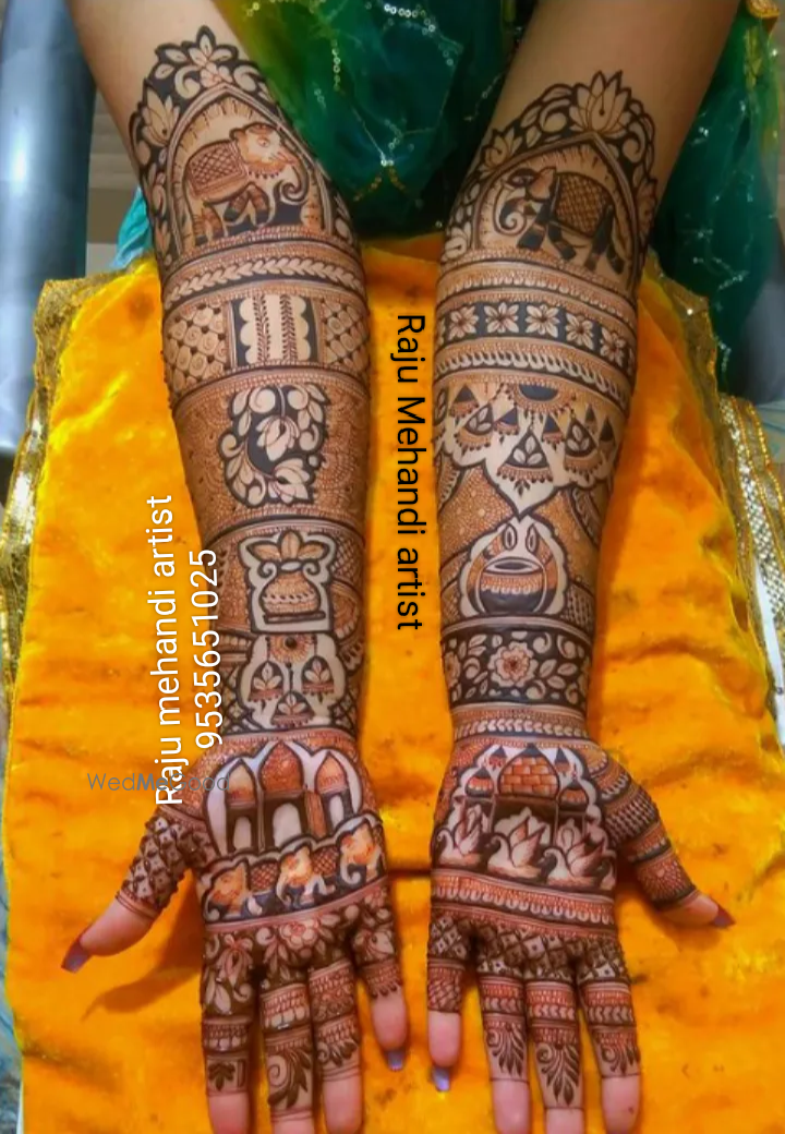 Photo From bridal mehndi design - By Raju Mehandi Artist