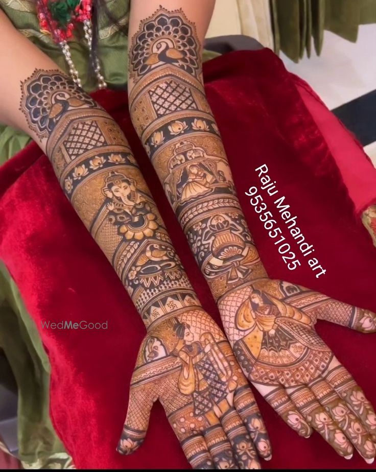 Photo From bridal mehndi design - By Raju Mehandi Artist