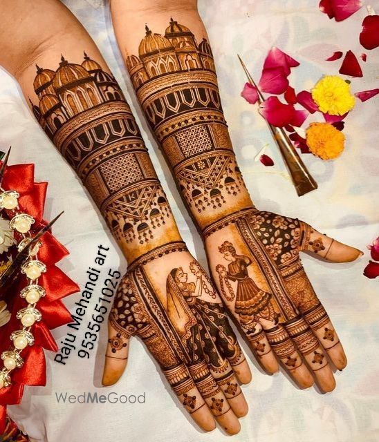 Photo From bridal mehndi design - By Raju Mehandi Artist