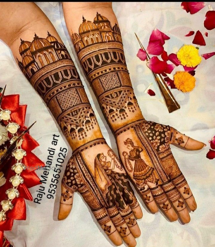 Photo From bridal mehndi design - By Raju Mehandi Artist