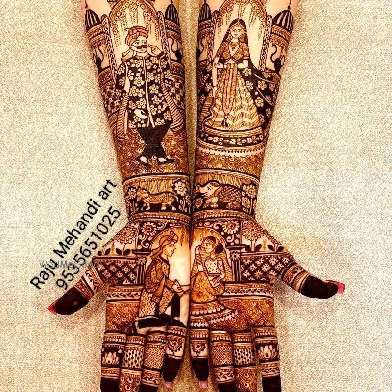 Photo From bridal mehndi design - By Raju Mehandi Artist