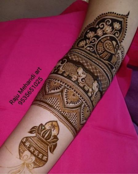 Photo From bridal mehndi design - By Raju Mehandi Artist