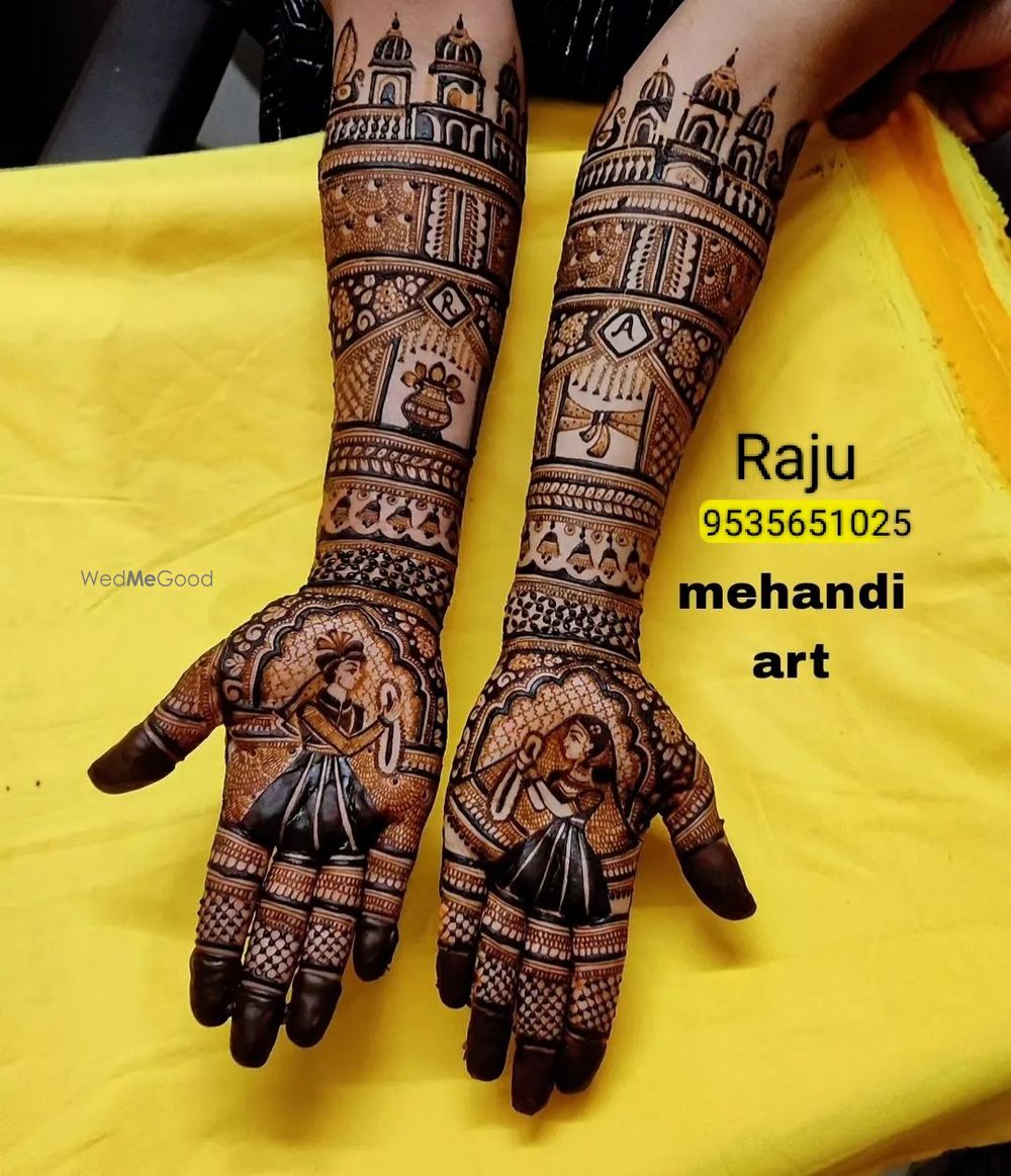 Photo From bridal mehndi design - By Raju Mehandi Artist